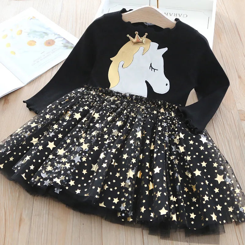 Mesh Knit Party Dress for girls