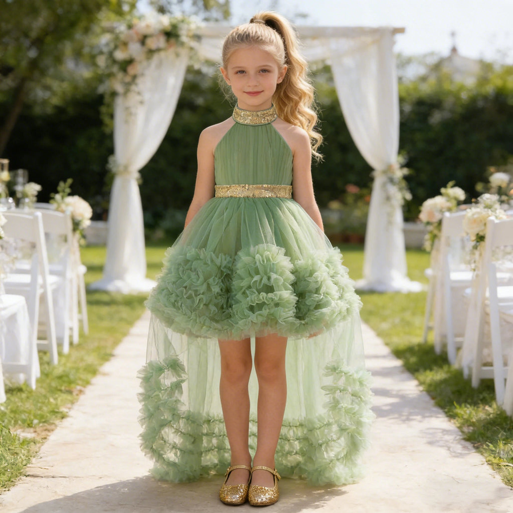 Sequin Bow Special-Occasion Dress for girls