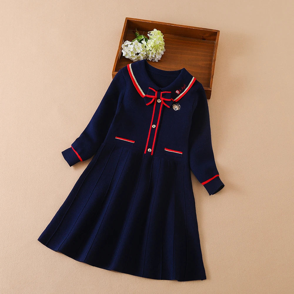 Knit Party Dress for girls