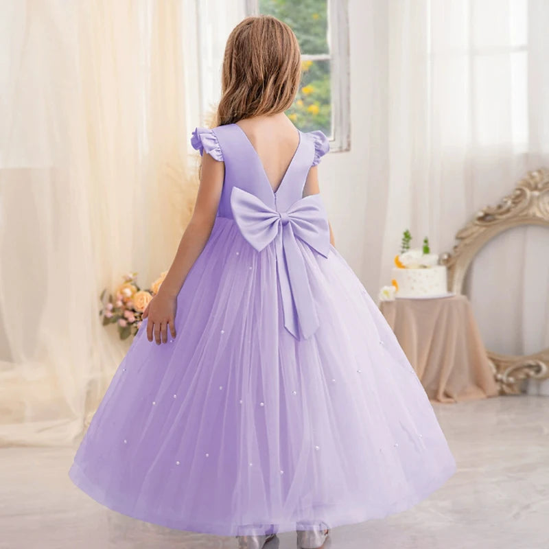 Bow Special-Occasion Dress for girls