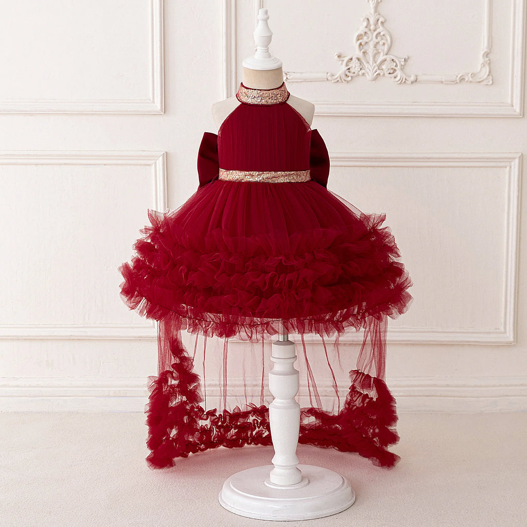 Sequin Bow Special-Occasion Dress for girls