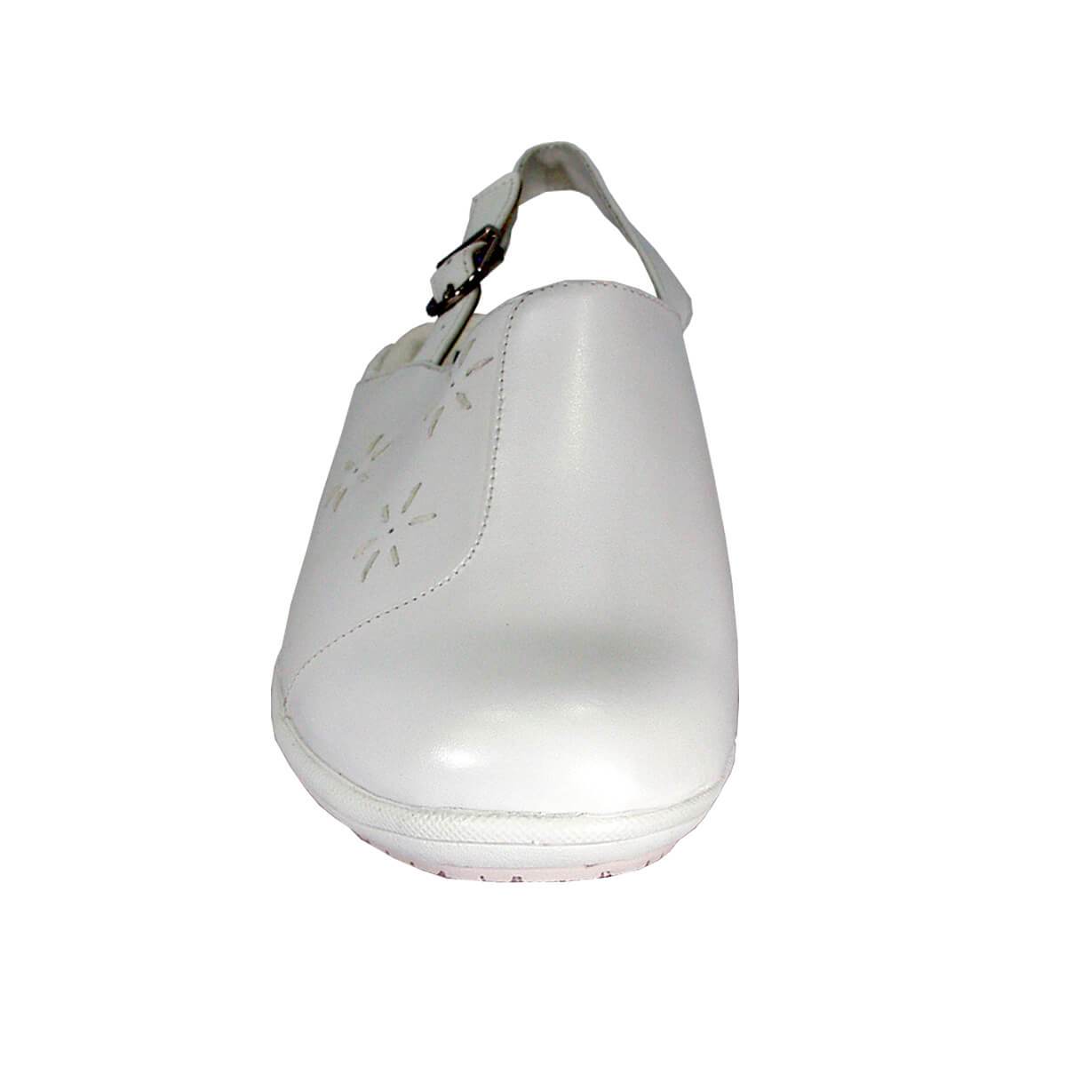 Alternative view of 24 HOUR COMFORT Milena Women's Wide Width Leather Slingback Clogs