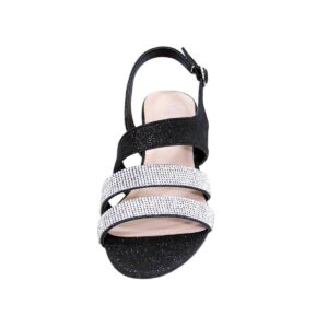 Alternative view of FLORAL Dorothy Women's Wide Width Rhinestone Straps Sandals