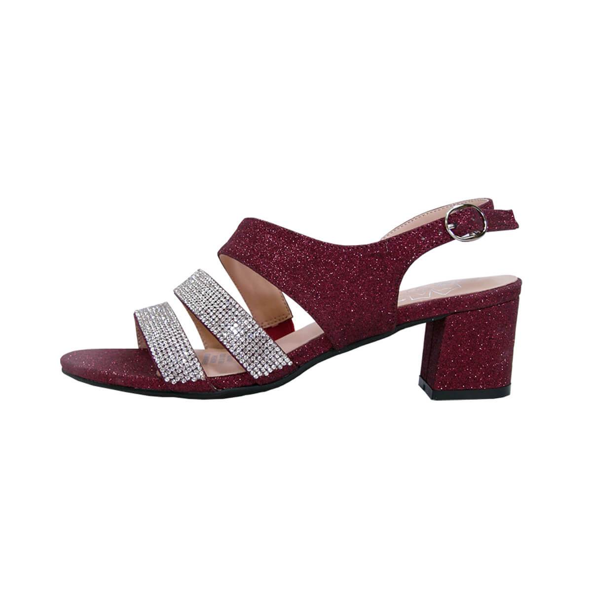 FLORAL Dorothy Women's Wide Width Rhinestone Straps Sandals - Image 7