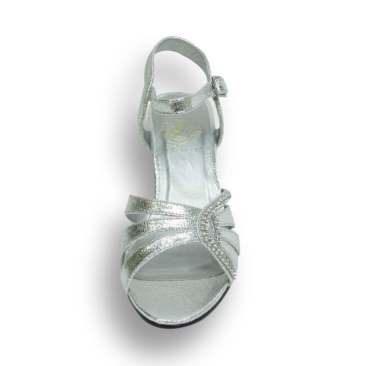 Alternative view of FLORAL Carla Women's Wide Width Heeled Dress Sandals