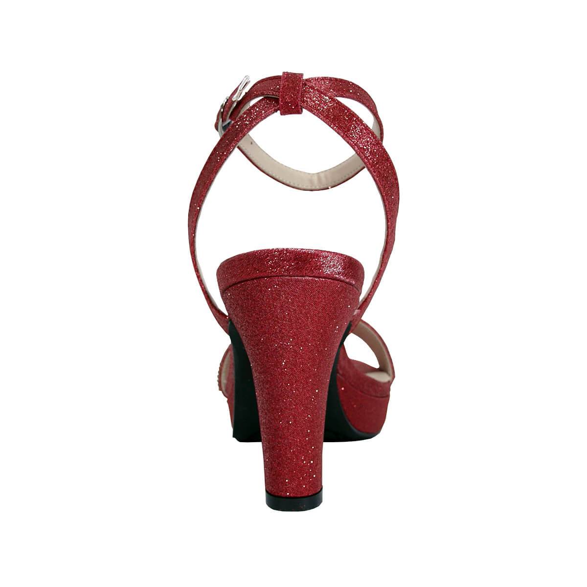 FLORAL Maria Women's Wide Width Rhinestone Strap Dress Sandals - Image 16