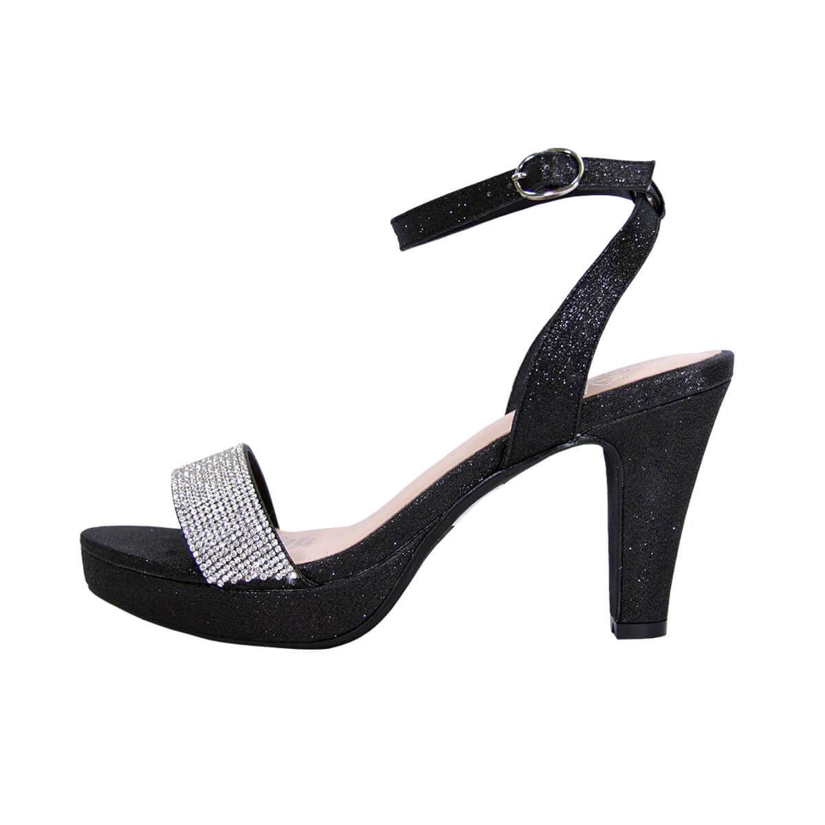 FLORAL Maria Women's Wide Width Rhinestone Strap Dress Sandals - Image 11