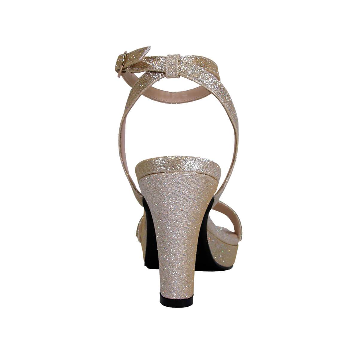 FLORAL Maria Women's Wide Width Rhinestone Strap Dress Sandals - Image 8