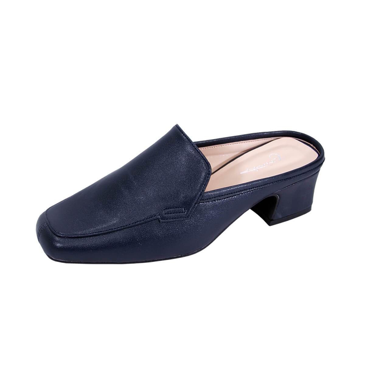 PEERAGE Jackie Women's Wide Width Leather Mules