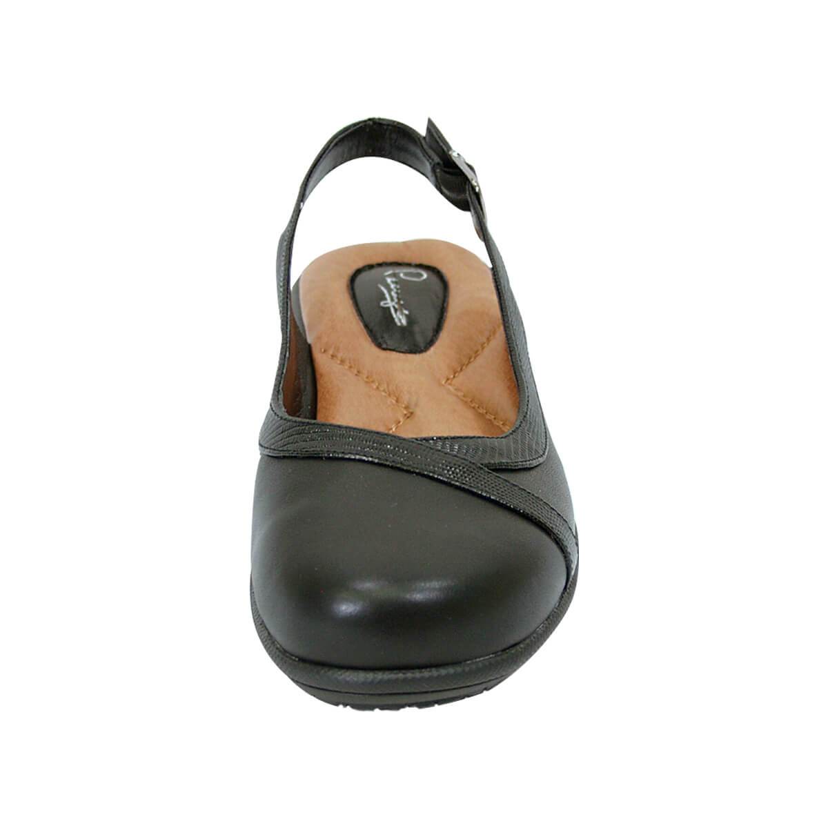 Alternative view of PEERAGE June Women's Wide Width Leather Clogs