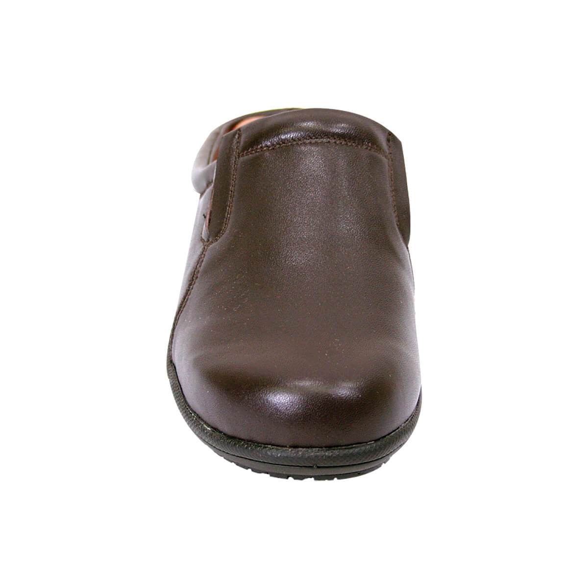 Alternative view of PEERAGE Mary Women's Wide Width Leather Clogs
