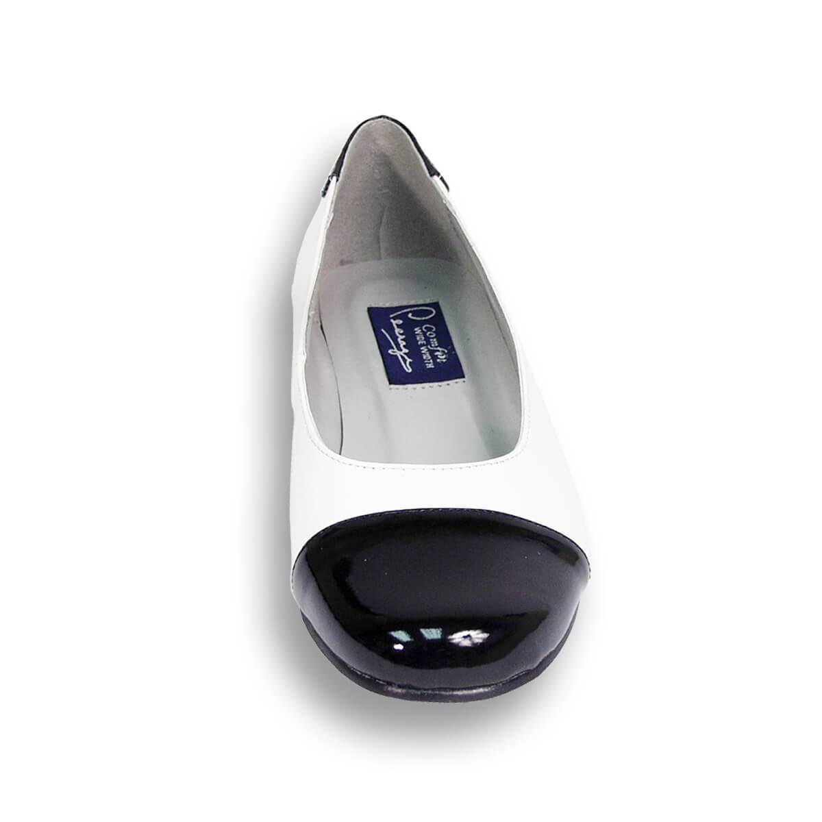 PEERAGE Patsy Women's Wide Width Leather Flats - Image 6