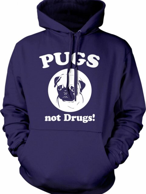 Marktox Pugs Not Drugs Hoodie