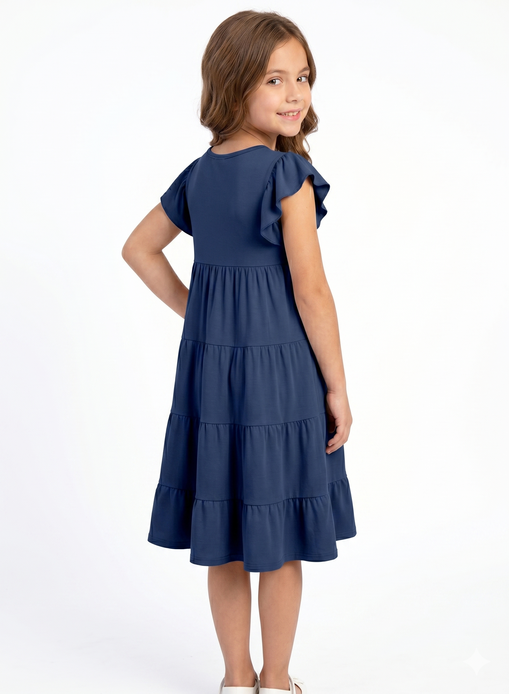 Marktox Tween Girls Sundress, Tiered Summer Dress - Image 3