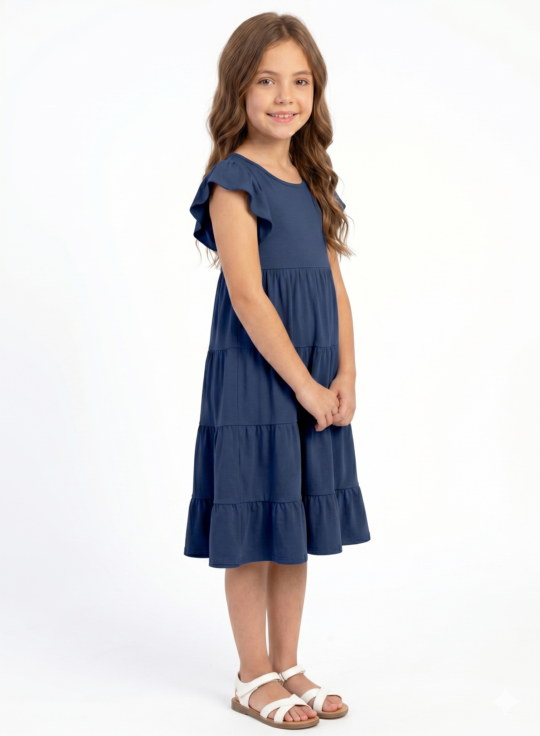 Marktox Tween Girls Sundress, Tiered Summer Dress - Image 4